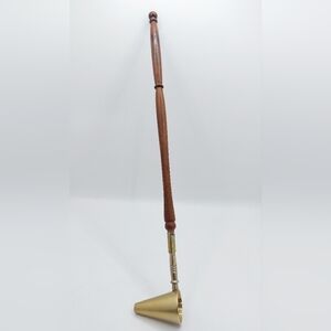 Vintage Candle Snuffer, Wood handle &‎ Brass snuffer